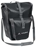 VAUDE Fahrradtasche für Gepäckträger Aqua Back Plus Single 1 x 25 L in schwarz, Hinterradtasche wasserdicht, Fahrrad Gepäckträgertasche hinten, einfache Befestigung – Made in Germany