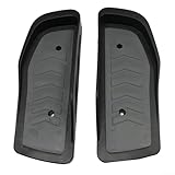 Shophubio Ersatz-Fußpedale für Ellipsentrainer, Fitnessgeräte, rutschfest, für leichtes tragbares Design, 39,5 x 16 cm, Schwarz / Grau, Cardio-Zubehör