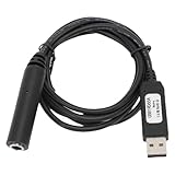 Lazmin112 USB-6,5-mm-Adapter mit Stabiler Verbindung für Längere Nutzung, Individuelle Tastenbelegung für Verschiedene Anwendungen für 7/OS X, ABS-Material
