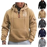 Taktischer Kapuzenpullover für Herren und Herren, Sport-Kapuzenpullover, Militär-Stil, klassisch, einfarbig, Kapuzenpullover, Outdoor-Sweatshirt, Utility-Cargo-Hoodies, winddicht, taktischer Mantel