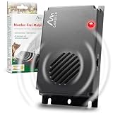 GARDIGO® Marderschreck Marder-Frei Mobil | Ultraschall Marderabwehr | Marderschreck Auto Batteriebetrieben | Marderschutz für KFZ, Motorraum, Dachboden, Haus, Garten | Intervallschaltung