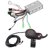 Elektromotor Controller, LCD -Anzeige -Bedienfeld mit 3 Hintergrundbeleuchtungsstufen Automatische Tempor -Tempolimit für E Bike Scooter Zubehör (48 V 250/350W Farbbildschirm Dual-Mode-Modell)
