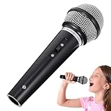 Falsche Bühnenleistung – Cosplay Glitter Mikrofon, für Spiele-Mikrofon | Smooth Performance Realistisches Design, ideal für Geburtstagsfeiern für Femen