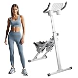 Moteii Treppensteiger, zusammenklappbar, vertikal, Cardio-Übung, Kletterer, Treppenmeister für das Training zu Hause, Ganzkörper-Trainingsgerät mit Lenker, 109,8 kg Tragkraft, mit verstellbarem