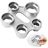 AYSYR Wasserhahn Schlüssel,10-in-1 Luftsprudler Montageschlüssel,Universal Zinklegierung Strahlregler Serviceschlüssel,Wasserhahn Sieb Belüfter Schlüssel Werkzeug(M16/M18/M20/M22/M24/M28)