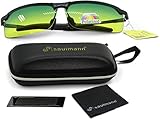 Saulmann® SM6787 Polarisierte Tag- / Nacht Kontrastverstärkende Brille, UV-Schutz, Blendschutz Sonnenbrille für Auto Fahren, Angeln, Golf und andere Outdoor Sport Aktivitäten Ⓖ&🅖