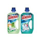 Der General Universal & Sensitive Allzweckreiniger - Ausprobierpaket bestehend aus 2 Artikeln - Bergfrühling & Aloe Vera - Universalreiniger für hygienische Sauberkeit - je 750 ml