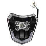 Quystetes Motorrad LED Scheinwerfer Docht LED Scheinwerfer für EXC XCF XCW XCF SXF SXS 125 150 250 350 450 530 690