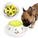 Hundespielzeug für Leckerlis, interaktives Spielzeug mit Futterspender, Pulsdesign für spielerische Fütterung, drinnen und draußen