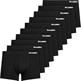 Fullluwaa Boxershorts Herren 10er Pack Baumwolle Unterhosen Männer Ohne Kratzenden Zettel Atmungsaktiv und Weiche Herrenunterwäsche