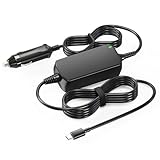 Basicvolt 100W Laptop Ladekabel 12V 24V KFZ Auto Ladegerät Zigarettenanzünder USB C Adapter 5V-20V 5A Schnellladegerät Netzteil Charger für MacBook Acer Lenovo Thinkpad Yoga HP ASUS Dell Samsung