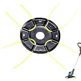 Unkrautbürste für Freischneider & Motorsense Zubehör inkl. 15cm Nylonfäden, Schonende und effiziente Wildkrautbürste für Motorsense, 25,4mm Bohrung, Langlebige Universal Unkraut Bürste