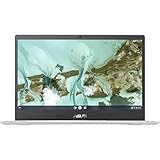 ASUS Chromebook 14 | 14' HD Anti-Glare Display | Intel Celeron N3350 | 8GB RAM | 64GB eMMC | Intel HD Graphics 500 | ChromeOS | QWERTZ Tastatur | Transparent Silver