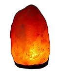 Salz Lampe von 2 kg bis 26 kg frei wählbar Kristall Lampen Salt Range Pakistan mit Spezial Leuchtmittel und Kabel in 120 cm SCHWARZ (2 - 4 kg)