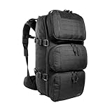 Tasmanian Tiger TT Modular Combat Pack 24 SL größenverstellbarer Militär Tages-Rucksack, Daypack mit Organizer und vielen Fächern, Molle-kompatibel; Schwarz