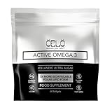 Orlo Omega 3 - vegane Omega-3-Nahrungsergänzung - dreifache Omega-3-Wirkung - pflanzliche DHA & EPA Omega-3-Algenöl-Fettsäuren - nachhaltige Krill- oder Fischöl-Alternative (60 mini Weichkapseln)