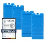 VonBueren 2-30 Kühlakkus für Kühltasche 12h Lange Kühlung | ca. 200 g je Kühlakku | ca. 7,4 x 16,7 x 2,1 cm | auch für Kühlbox (4)