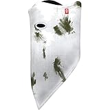 Airhole Uni-Gesichtsmaske, Standard, 2-lagig, kaltes Wetter, Schnee-Camo, Größe M/L