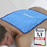 ICEHOF Kühlpads XXL Gel Kühlkissen Groß - Kuschelweich, Kühlakku Kühlpack Ice Pack Kältekompresse Eisbeutel Kühlbeutel Gelkissen Coolpack - 38 x 28 cm Kühlkompresse
