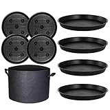 Generisch Selbstbewässerungstofftopf Basis, lecksichere Wasserunterschiffer, 1 Set, Gewächshauspflanztaucer, Blütenkapsel, Raumsparungspflegewerkzeug für ordnungsgemäße Sprosze