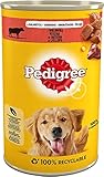 PEDIGREE Adult Nassfutter für Hunde mit Rindfleisch in Gelee 12 x 1200g