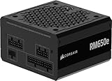 CORSAIR RM650e (2025) Modulares, geräuscharmes ATX-Netzteil mit 12V-2x6-Kabel - ATX 3.1- und PCIe 5.1-kompatibel, Cybenetics Gold-Effizienz, 105°C-Kondensatoren, moderner Standby-Modus - Schwarz