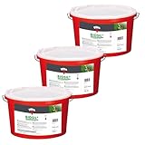 Generisch 3er Pack Keim 1250 Biosil Wandfarbe Silikatfarbe innen Innensilikat-Farbe 12,5 Liter, Weiß, 12.5 l