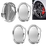4 Stück Radnabenkappen,Nabendeckel Silber Glänzend,OD 75 mm ID 69 mm Universal ABS Nabenkappen,Oberfläche Polierte Radnabenabdeckung,Hochwertiges Radnabendeckel,für Radnaben,Auto Zubehör,Radnaben