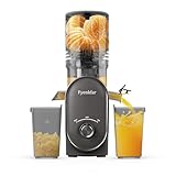 Fyenkfar ENTSAFTER GEMÜSE UND OBST TESTSIEGER - ENTSAFTER SLOW JUICER für mehr Vitamin und Enzyme, OBST und GEMÜSE in ihrer reinsten Form - für gesunde Ernährung und Familienfeiern