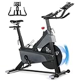 ISE Heimtrainer Fahrrad mit Magnetischem Widerstand, Hometrainer Fahrrad mit LCD Display, Tablet-Halterung, Indoor Cycling Bike, verstellbarer Sitz und Griff bis 120kg, SY-7601