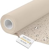 DreamRoots Segeltuch Wasserdicht - Polsterstoff Meterware 160 cm breit - Wasserabweisender Stoff 220 g/m2 600D - Markisenstoff Wasserdicht Meterware Creme