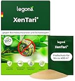 Legona® Xentari Zünslerfrei & Raupenfrei Buchsbaumzünsler Spritzmittel | Biologische Bekämpfung vom Zünsler, Kohlweißling & Frostspanner | Nicht bienengefährlich