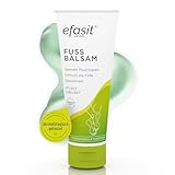 efasit Fußbalsam - reichhaltige Fußpflege bei trockenen Füßen, Fußcreme mit Jojoba- & Rosmarinöl, Beinwell & Kamille,Fußpflegecreme pflegt & belebt, 75 ml
