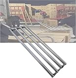 Leichte Förderschlitten für Lagerfrachtabwicklung, tragbar, ohne Stromversorgung, 4-Schienen-Design, 200 cm Länge, ideal für einfache Materialbewegung