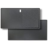 GFTIME 43 x 20,5cm Gusseisen Grillplatte für Enders Boston 3, Enders Monroe Pro 3, Proficook PC-GG 1058/1059, Charbroil Performance 2 & 3, Gas2Coal 330, Charbroil Advantage 225s, 1 Stück