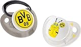 Borussia Dortmund Schnullerset NUK 0-6m 10.175.247 Mehrfarbig 2 Stück (1er Pack)