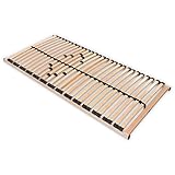 Betten-ABC Max1 Lattenrost, mit 28 Leisten und Mittelzonenverstellung, für alle Matratzen geeignet, Made in Germany, Nicht verstellbar | Fertig montiert, Größe: 100 x 200 cm