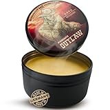 MG Pomade OUTLAW Herren, wasserfest, ölbasierte Haarpomade - Natürliche Wachs-Formulierung für starken Halt - Haar Wax, Frisiercremes & Haarwachs Männer | Bartpomade | Hair Clay | Bart Styling