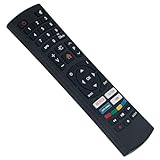 AIDITIYMI Ersatz-Fernbedienung kompatibel mit Caixun EC32S1N EC32S2N HD HDR Smart TV / JVC / Bauhn TV V004 ATV65UHDS-1020 ATV55UHDS-0920 KALED24EH7520SVA