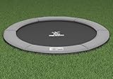 Flat to The Ground Trampolin Magic Circle Pro Grau 251 cm