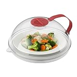 Liakyunf Mikrowellen-Abdeckhaube – Spritzer, wiederverwendbar, Küchenhelfer, Mikrowellen-Spritzteller, Servierabdeckungen | für Snacks, Mahlzeiten, Suppe, Reste, zum Schmelzen von Butter