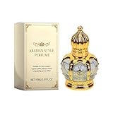 Pagode-Parfüm, arabisches Eau de Parfum, Goldkonzentriertes Parfümöl, Parfümöl für Frauen, Luxusprodukte aus Dubai, langanhaltendes, süchtig machendes persönliches Parfümöl, (Yellow, 4.3x4.3x6.8cm)