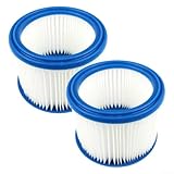 Filter Ersatz Staubsauger, Staubsaugerzubehör Filterelement für Bosch GAS 20 L SFC GAS 1200 L 2607432024 waschbarer HEPA-Filter (2 Stück)