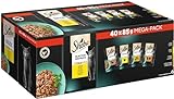 SHEBA Adult Katzenfutter nass - 40x85g Portionsbeutel - Geflügel Variation in Sauce - Nassfutter für Katzen - 1 Großpackung
