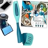 Calotti® Drehkellenspatel Silikon +, für Thermomix® TM7®,TM6®,TM5® und TM31®. Einfaches Aufnehmen von Mixgut dank flexibler Silikonflanke und patentierter Zentrierfunktion - Made in Germany