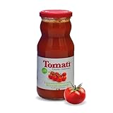 Tomati - Tomatensauce 350g - aus 97% sonnengereiften italienischen Kirschtomaten - ideal für Pizza und Pasta (Packung mit 6)