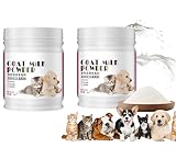 2 Ziegenmilch Für Hunde, Bio Natürliche Kätzchenmilch Pulver, Natürlicher Milchersatz Für Katzenwelpen, Nahrungsergänzung Für Fellgesundheit Verdauungsunterstützung Entwöhnung