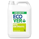 Ecover Spülmittel, Nachfüllpackung, Zitrone und Aloe Vera, 5 l