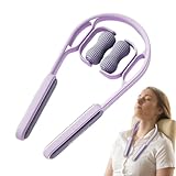 Nackenmassageroller, Massage-Nacken, tragbar, leicht, Enge, Relaxer, Triggerpunkt für Zuhause, Fitnessstudio, Reisen, Rücken, Beine, Schultern, 22,9 x 4,5 cm, 490 g, Bauchmuskeln