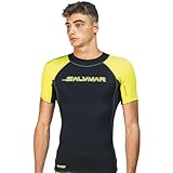 SALVIMAR Unisex – Erwachsene Swimmer Neopren-Unterhemd, Schwarz, Neongelb, M